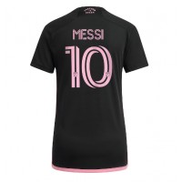 Inter Miami Lionel Messi #10 Bortatröja Kvinnor 2023-24 Korta ärmar